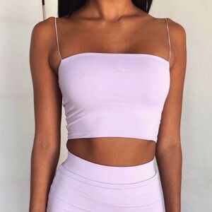 Meshki Yvonne Crop Top NWT